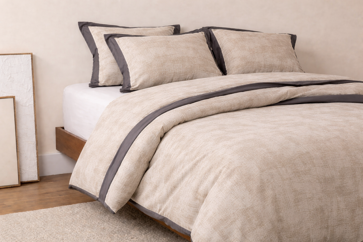Parure de lit en gaze de coton