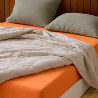 Drap housse en coton doux