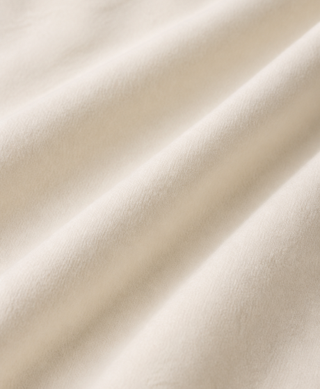 Gros plan du coton doux brossé Noctua Paris