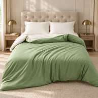 noctua_housse-coton-egyptien_vert-sauge_01-lit-fait_hotel