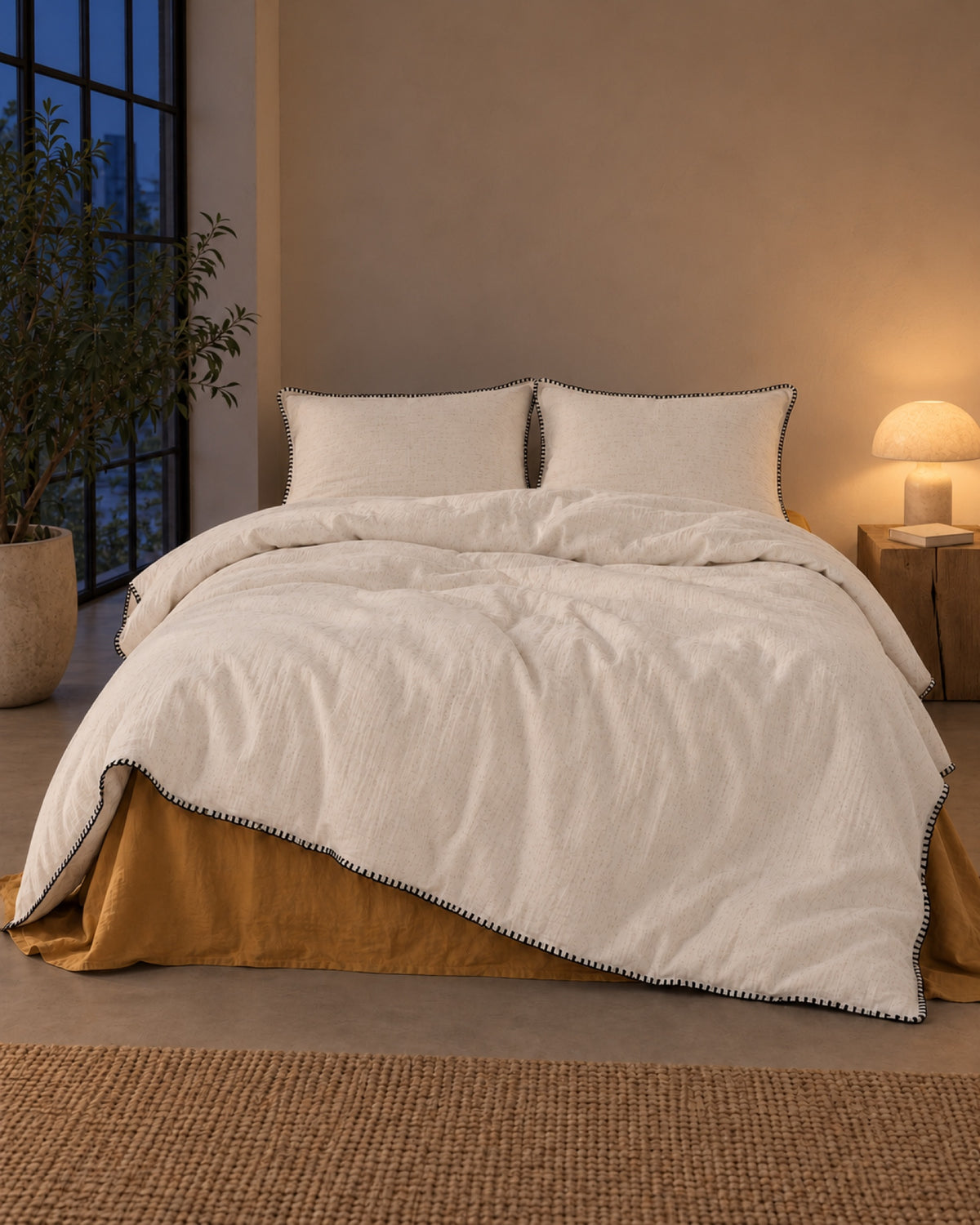 noctua_parure-gaze-double_blanc-passepoil-noir_06-soir_atelier
