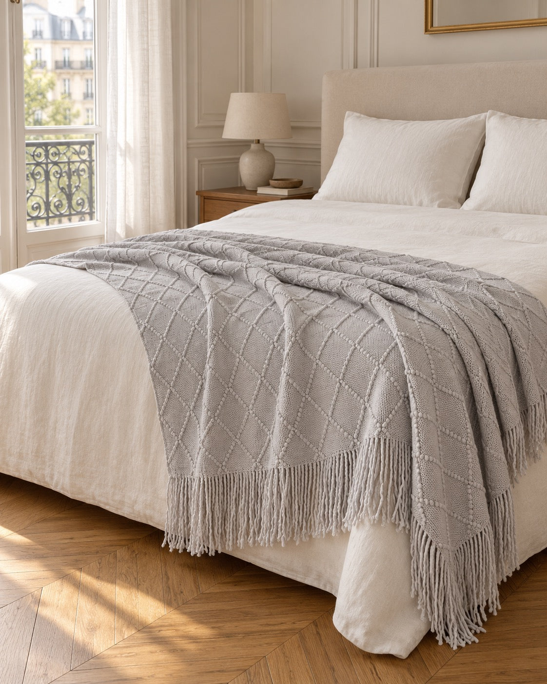 noctua_plaid-maille_gris-clair_01-lit-fait_paris