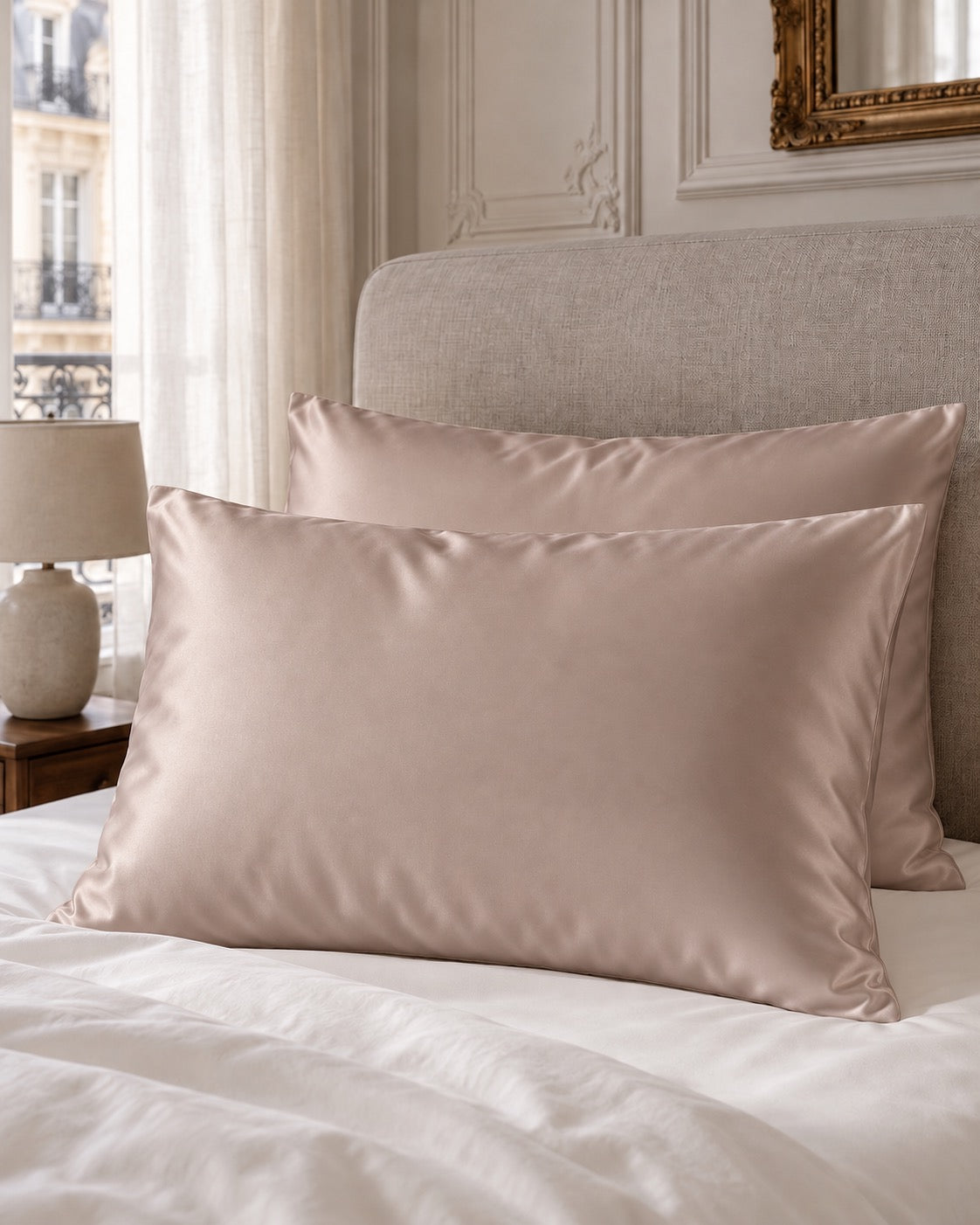 Satin pillowcase – Kaki